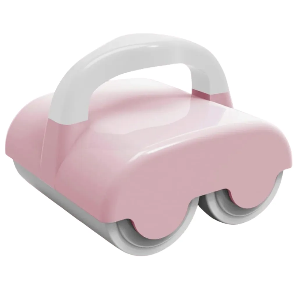 Compact Double Roller Pet Hair Remover - Pink