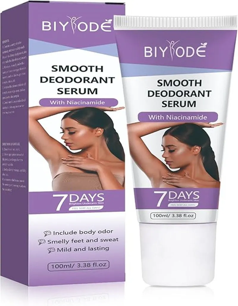 BIYODE,Smooth Deodorant Essence, 7 days allday sexy, foot and sweat odor.