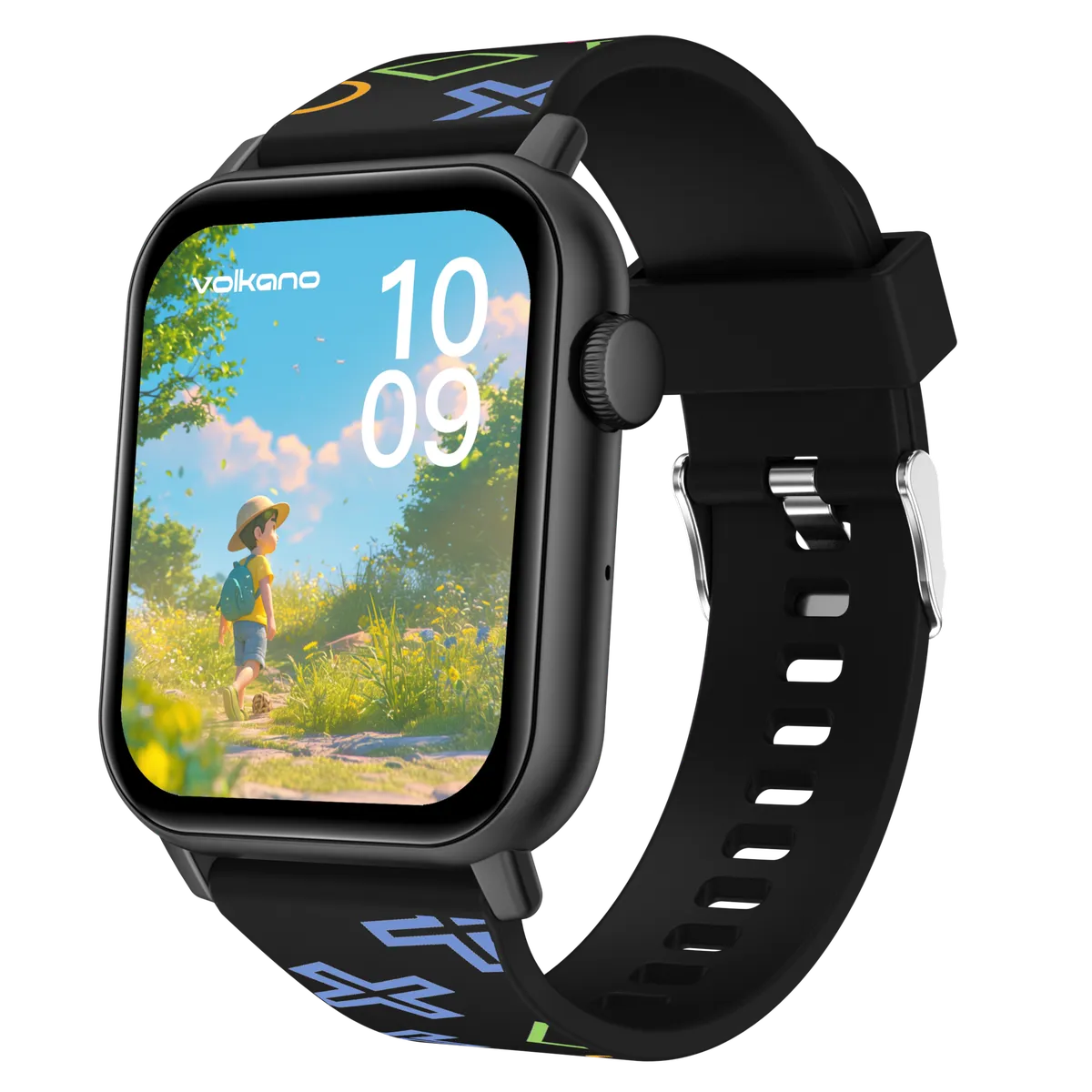 Volkano Fizz Kids Smartwatch with 35 Activities for Children - Black