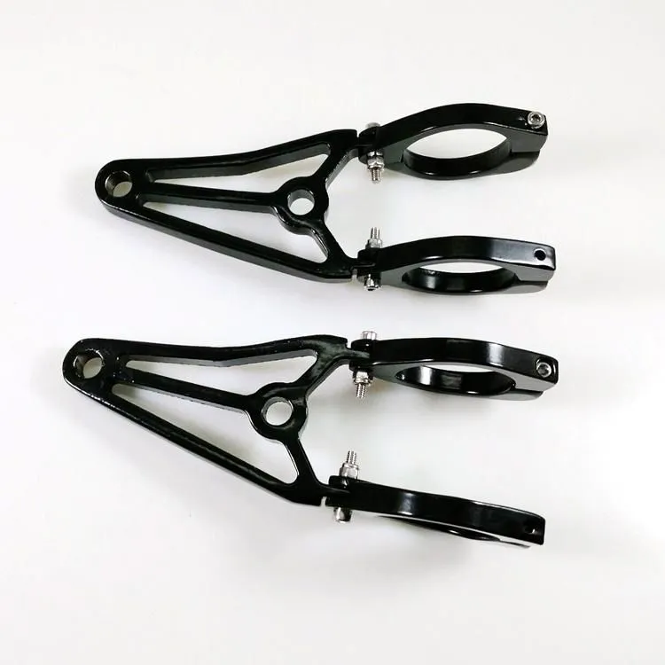 1 Pair CNC Headlight Mount Bracket for 39mm 41mm Fork Tube Motorcycle
