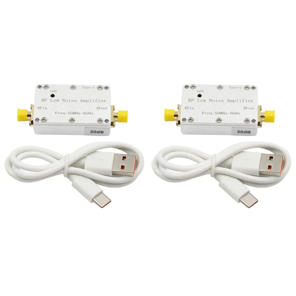 50M-6Ghz Rf Low Noise Amplifier High-Gain Lna Drive Receiver 30Db