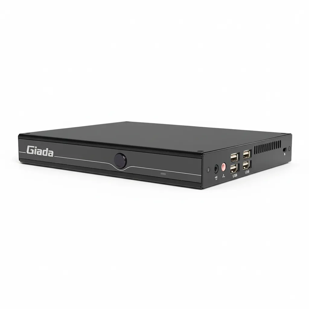 Giada Compact Desktop PC with Intel N100, 1x DDR4 RAM, 1 DP & 2 HDMI