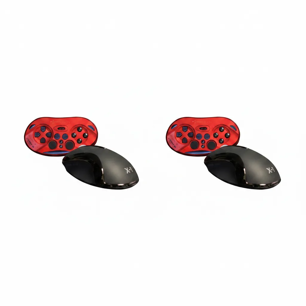 Shogun Bros Wireless Gamepad Mouse - 1600 DPI, Multi-Device Use - 2 Pack