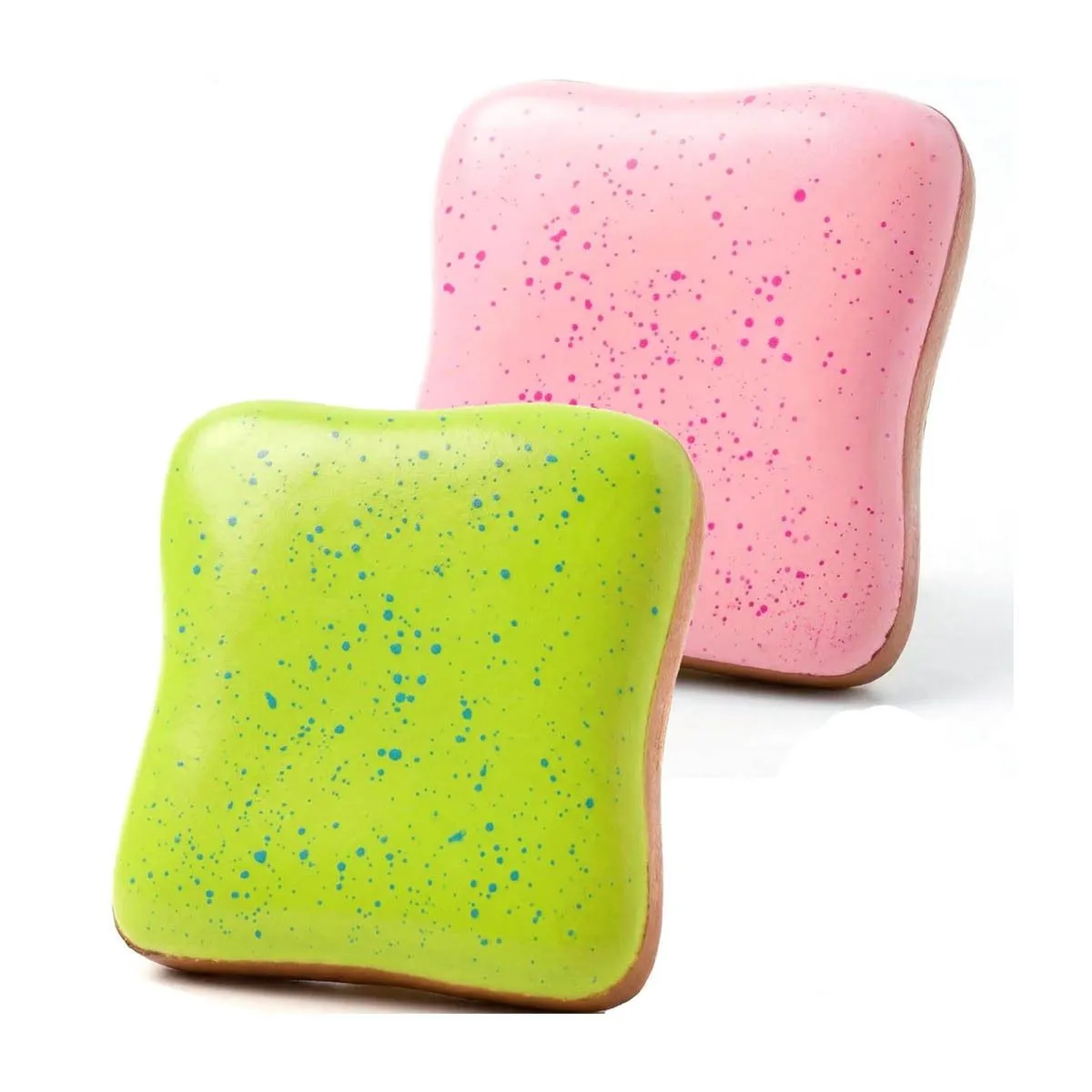 2 Pack Slow Rising Squishy Butter Bread Squishy, Sensory Fidget Toys