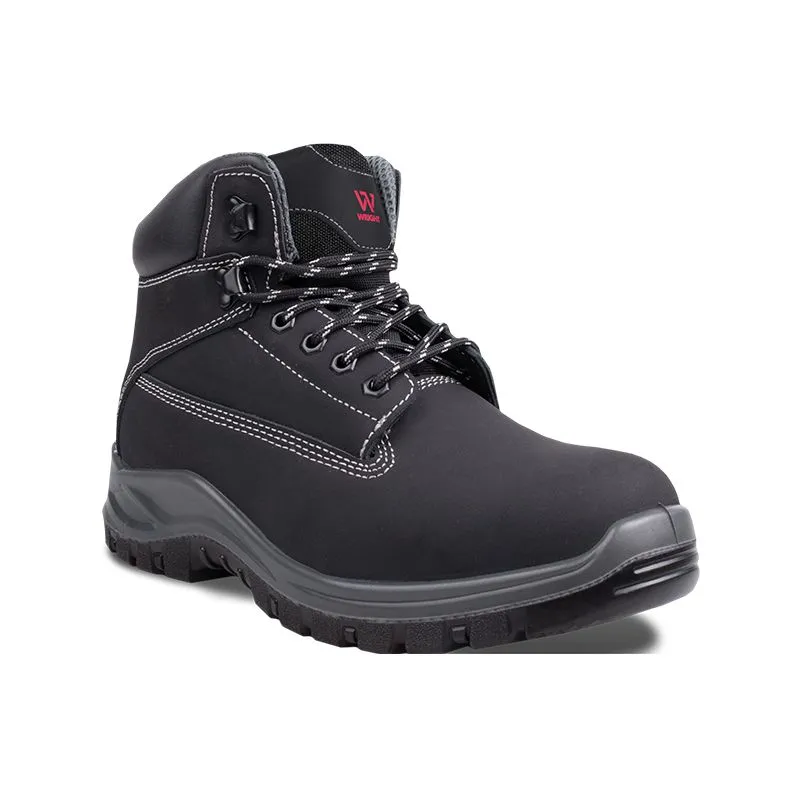 WRIGHT Hiker Holton Nubuck Safety Boot Black