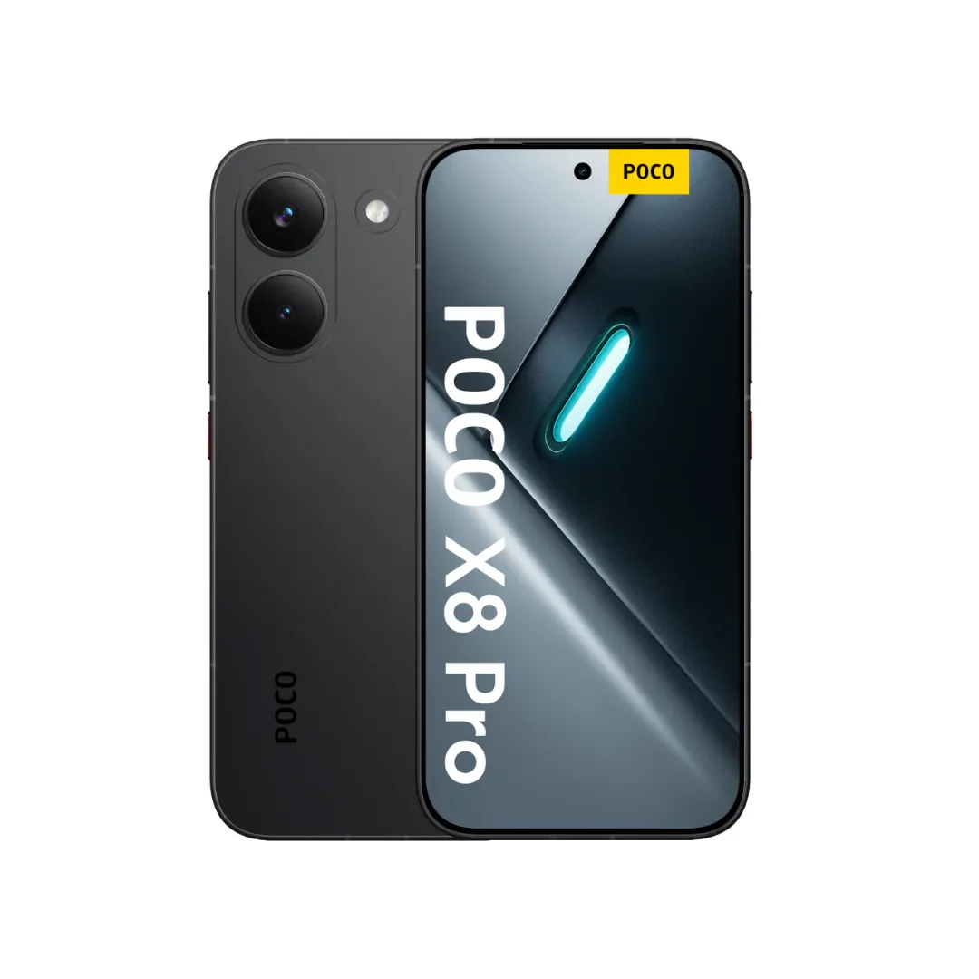 Poco X8 Pro 5G 12GB RAM + 512GB ROM Dual Sim - Parallel Import - Black