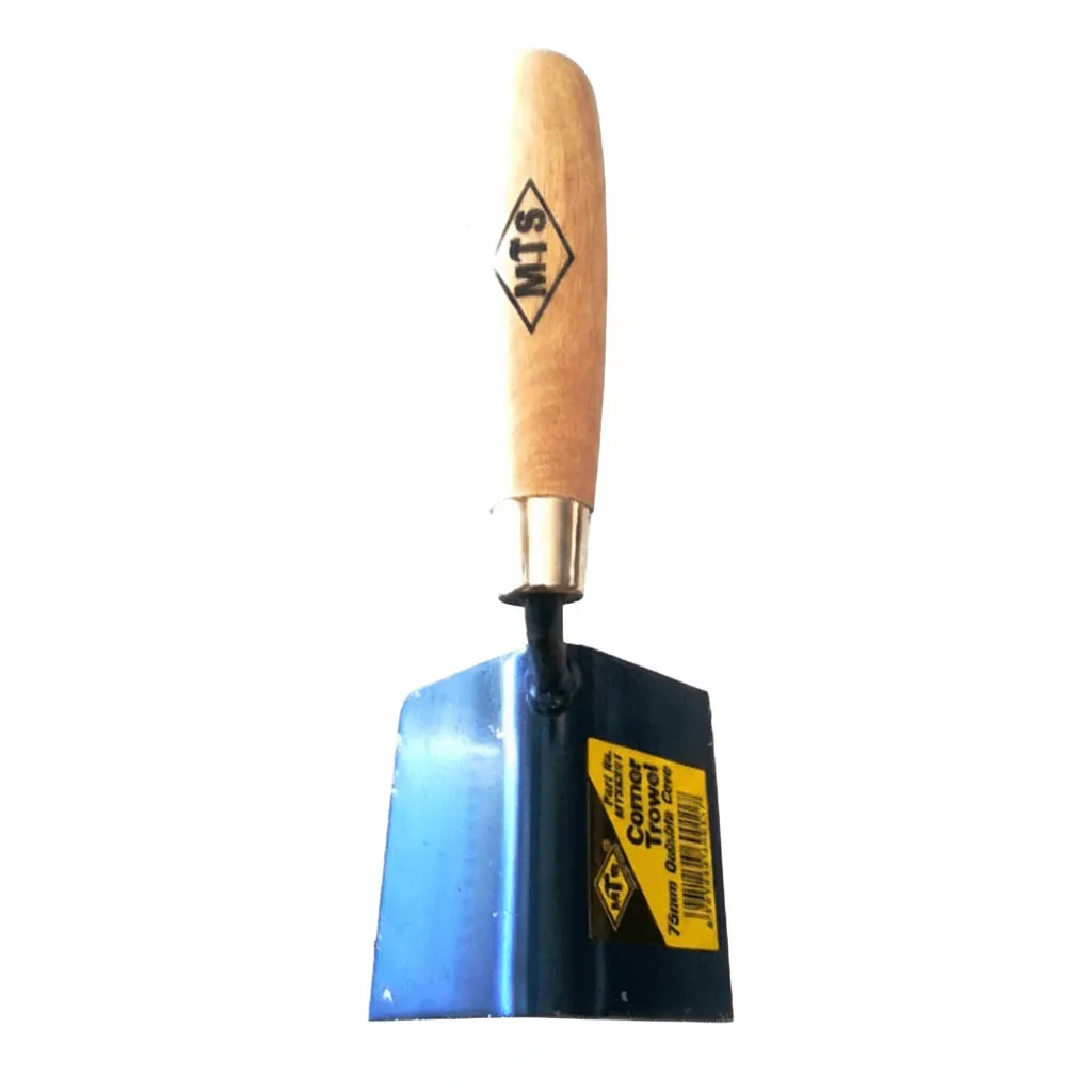 MTS 75mm Corner Outer Cove Trowel with Wooden Handle