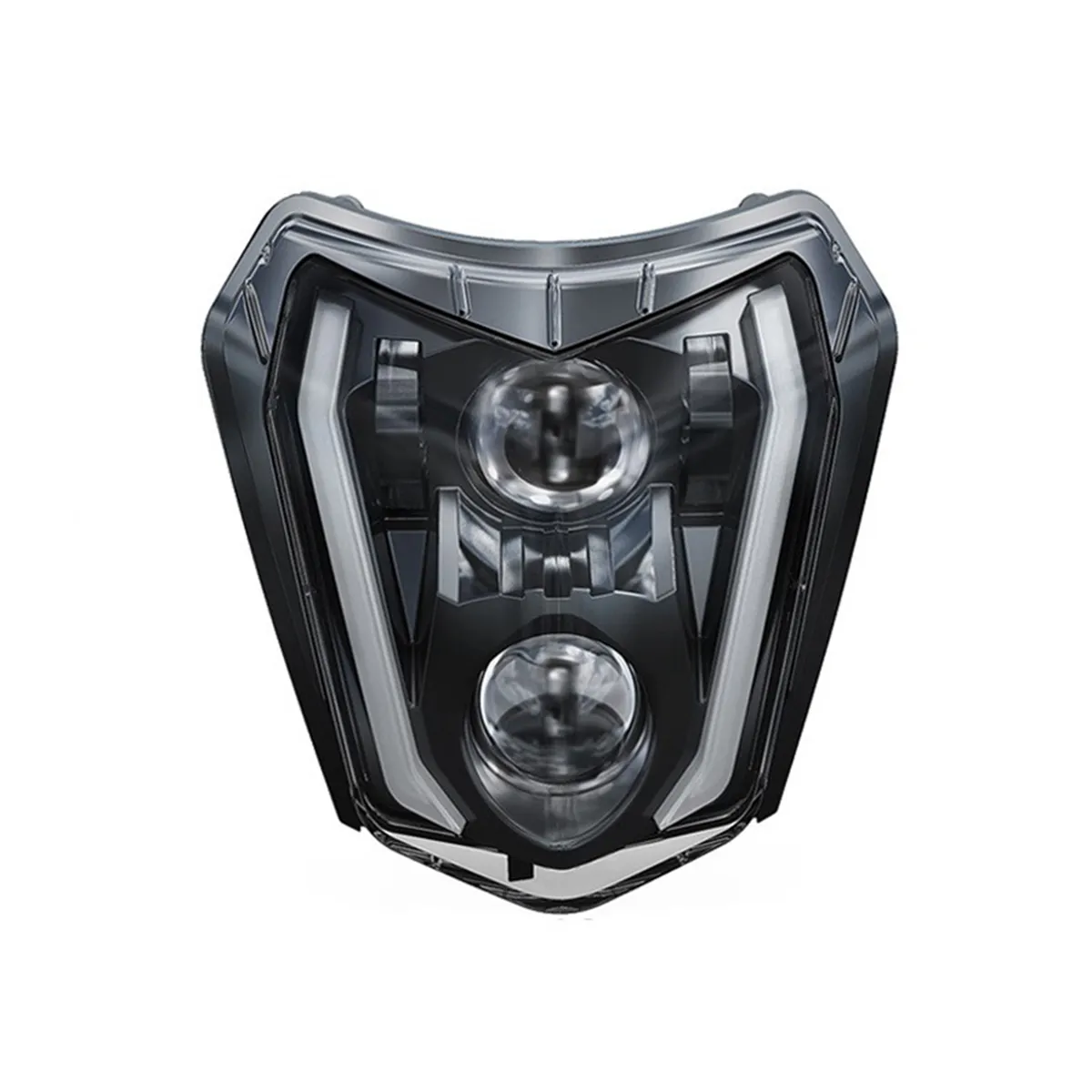 Dirt Bike Led Headlight with High Low Beam Compatible with Universal