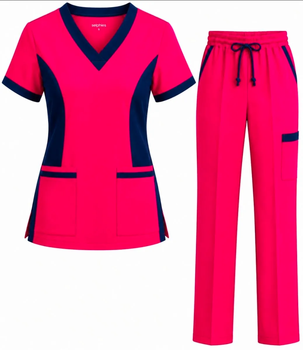 Selphies Unisex 2 Piece Uniform Scrub