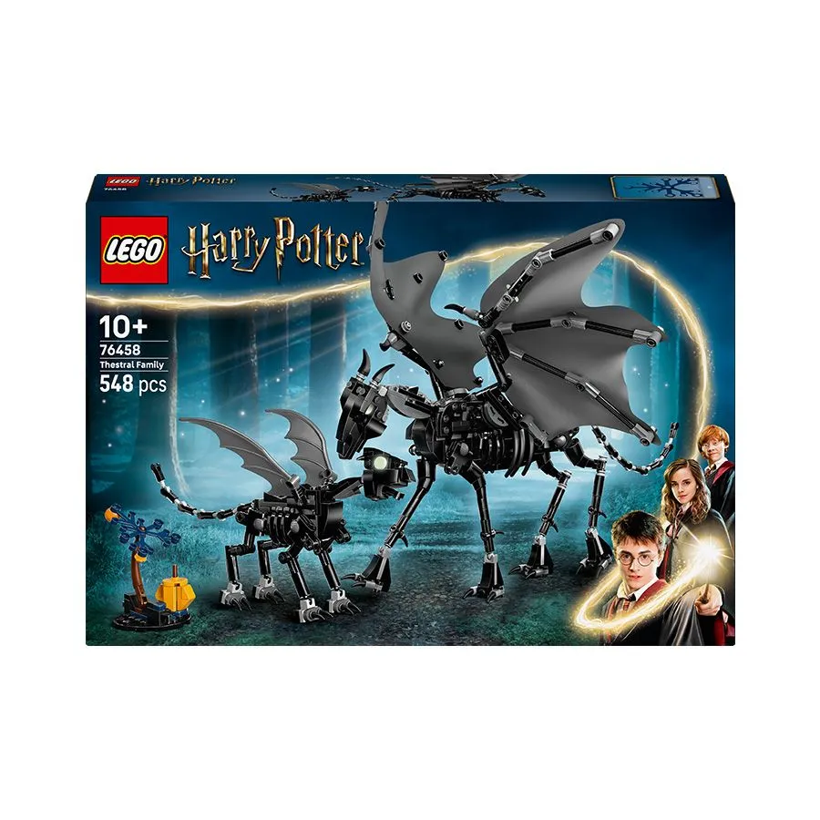 LEGO Harry Potter Thestral Family, Mythical Creature Toy Figures 76458