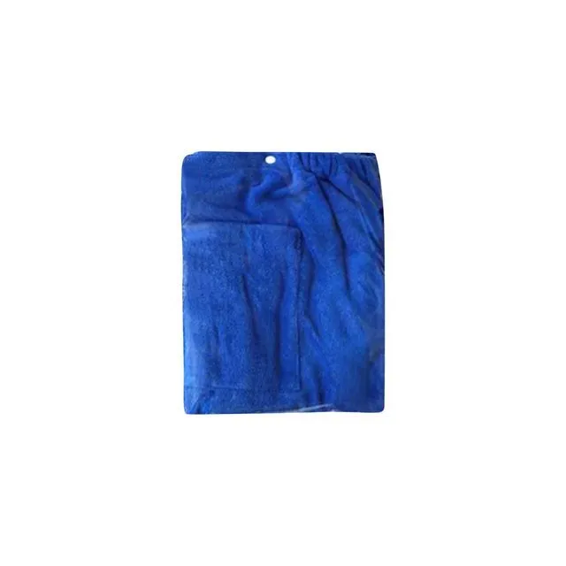 Bath Towel fine Fiber Men can Wear Bath Towel Skirts - Blue 