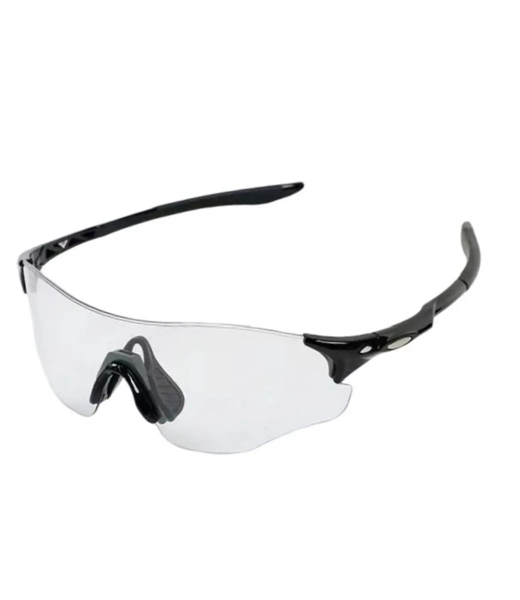 Photochromic Cycling Sunglasses UV Protection - Lightweight Sports Glasses - Black
