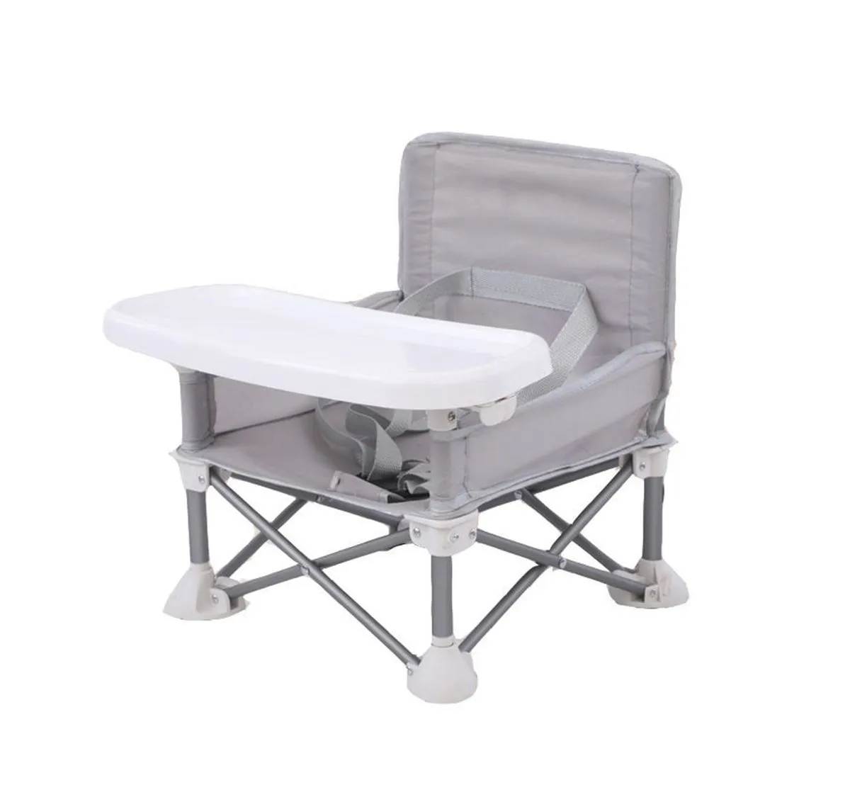 Portable Baby Feeding Chair - Grey
