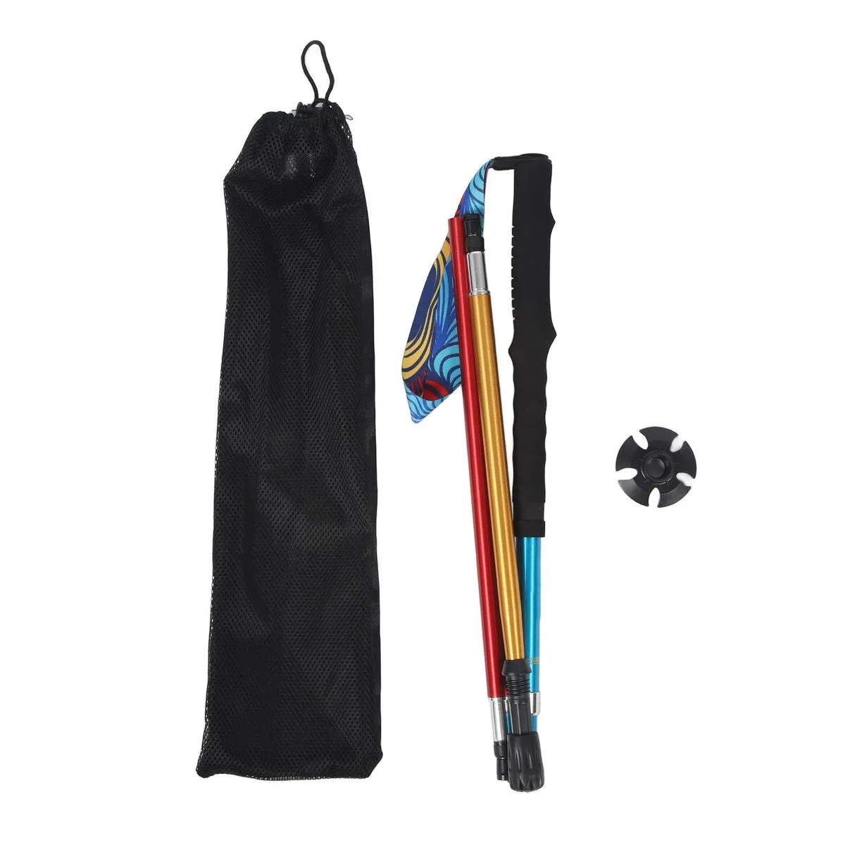 Adjustable shock-absorb hiking pole - men/women