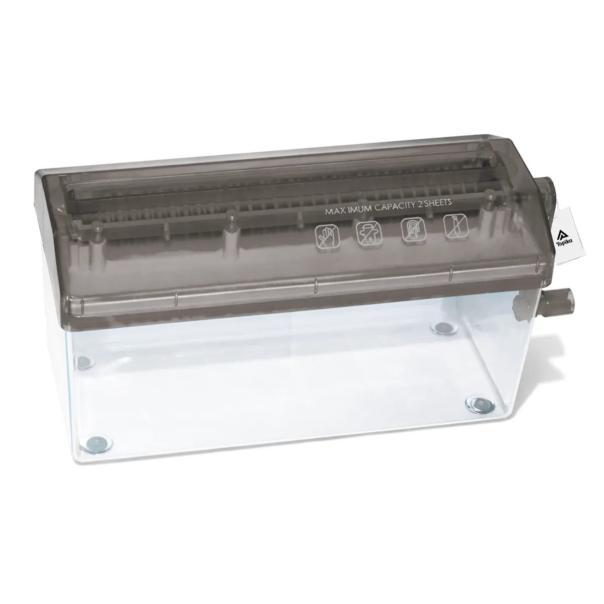 Topika A4 Manual Paper Shredder Small Desktop Shredder Paper Shredder Home