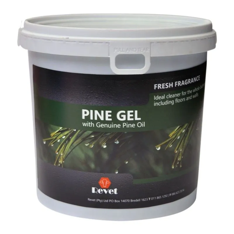 Revet - Pine Gel - Floor & Wall Cleaner - 5L - Bulk Pack of 4