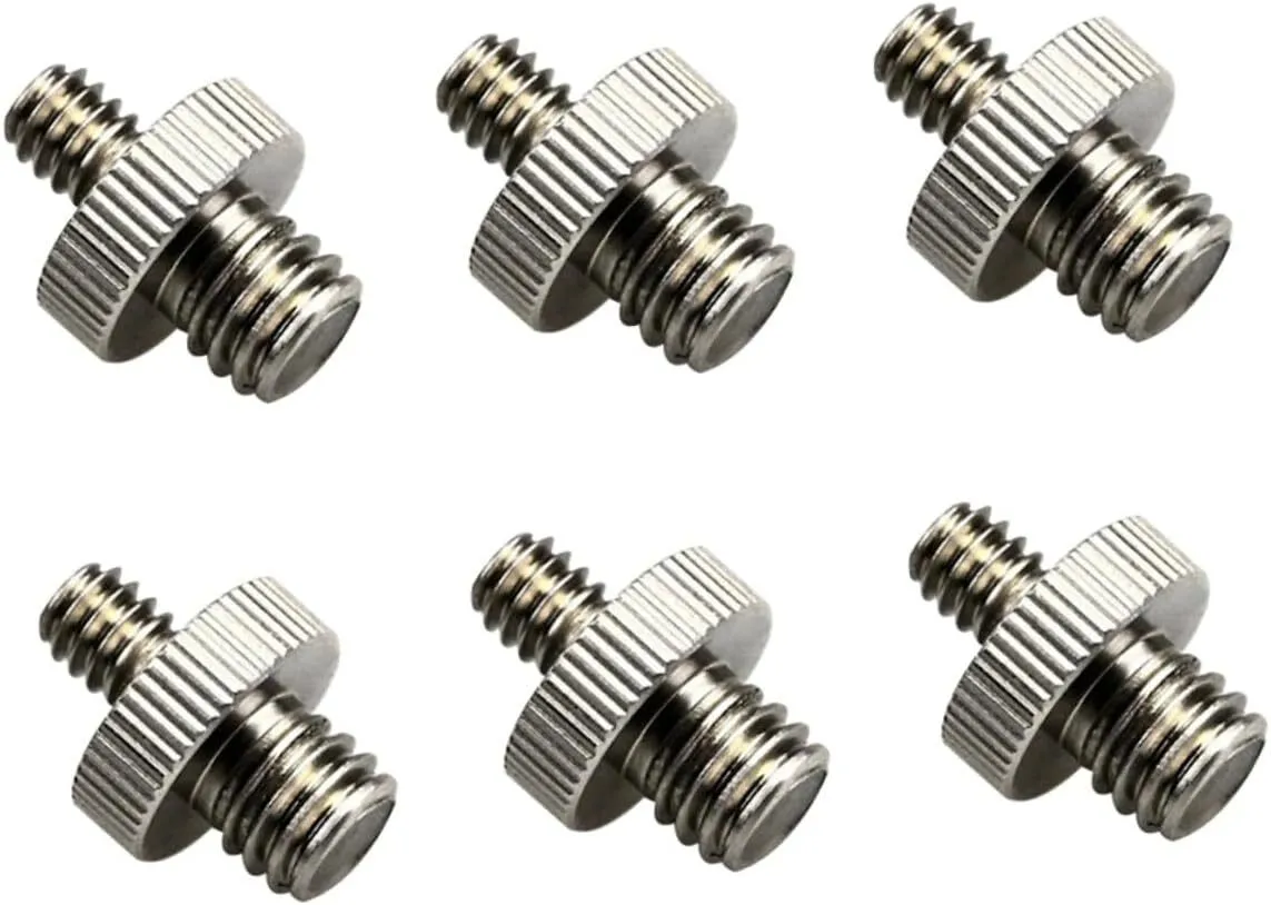 6pcs Male Threaded Screw Adapter for Tripod and Camera Accessories