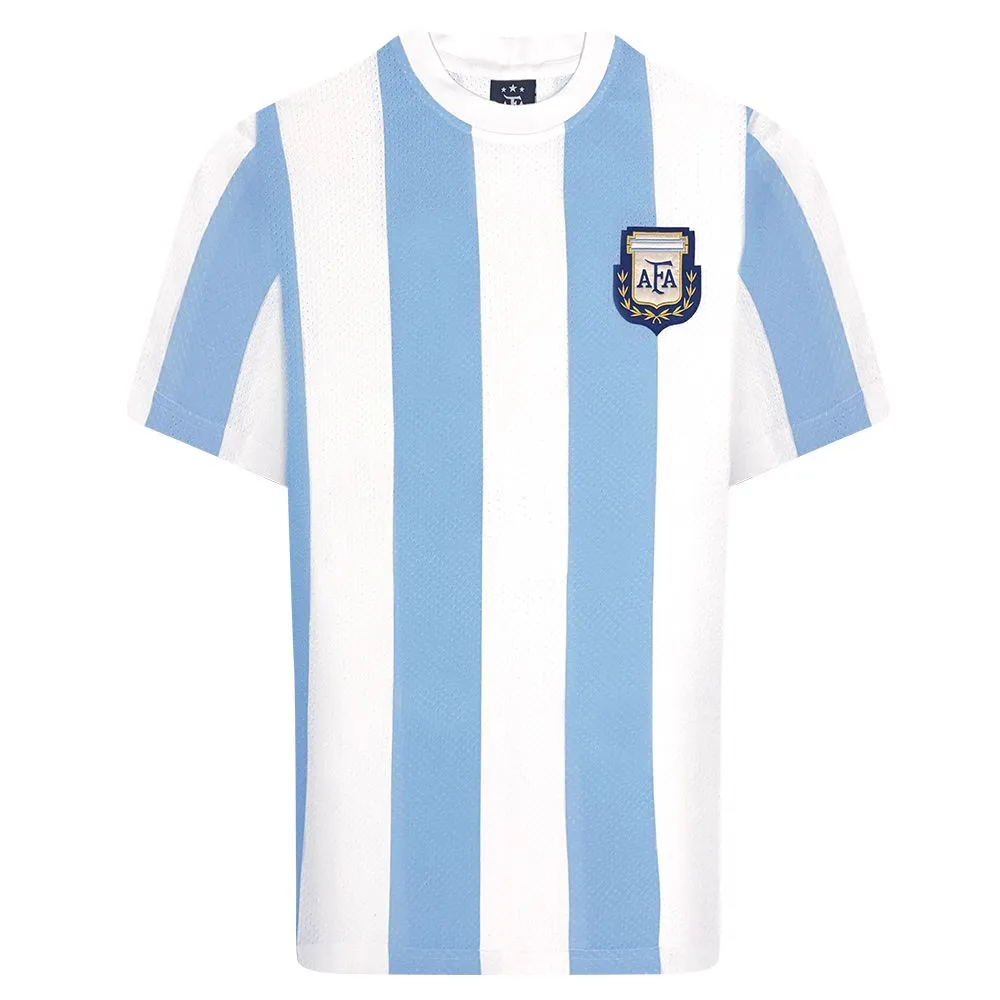 Argentina 1986 World Cup Final No.10 shirt Blue/White