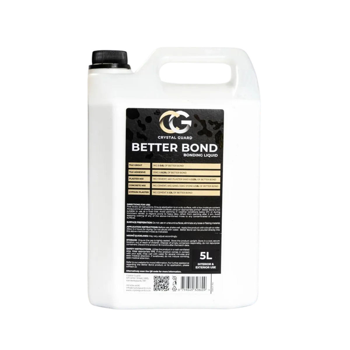 Crystal Guard - Better Bond - Bonding Liquid & Keying Agent 5L