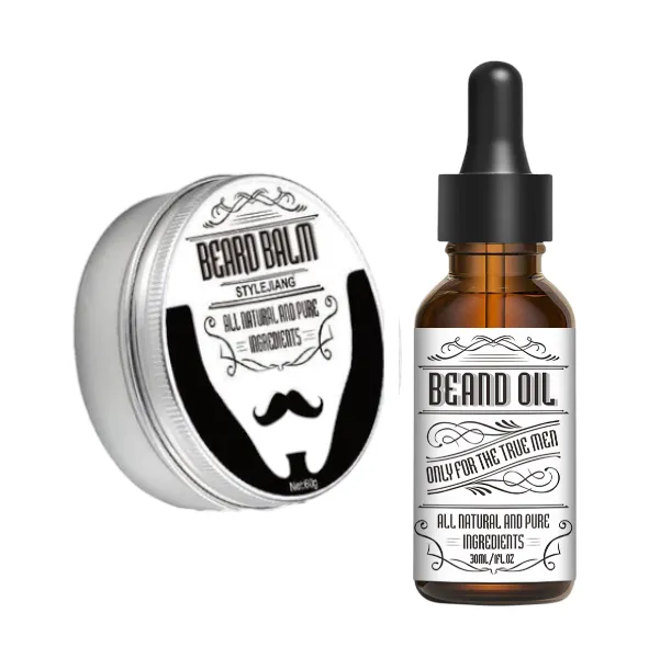 Beard Care Kit - Beard Growth Oil 30ml + Beard Balm 60g
