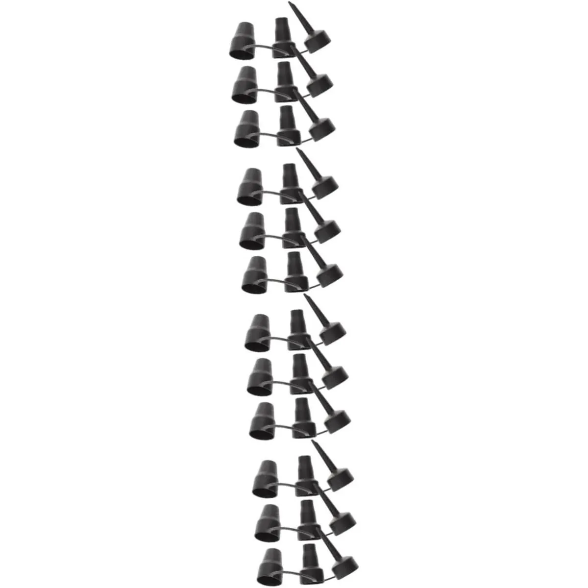 12sets Inflatable Bed Plastic Replacement Nozzles for Air