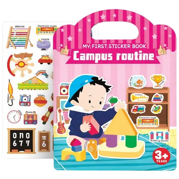 Educational Sticker Activity Book - Multicolour