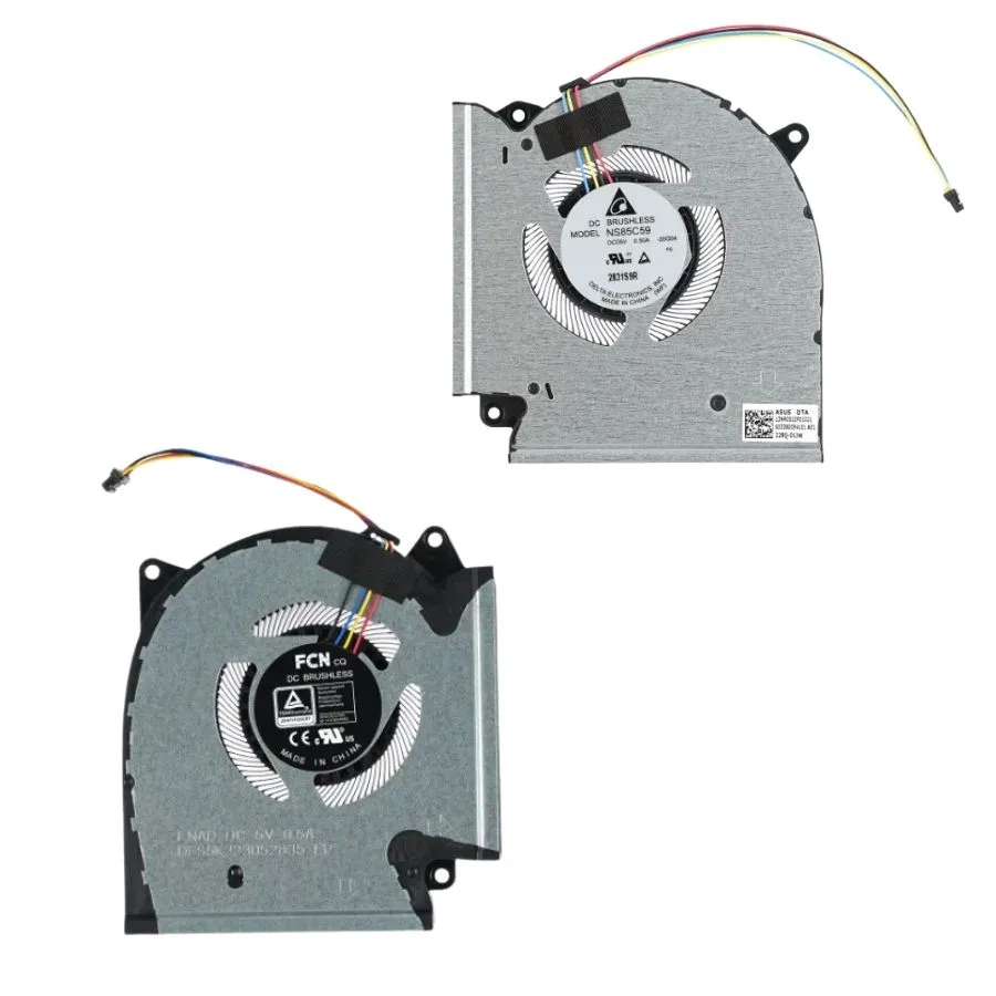 Replacement CPU & GPU Fans Compatible with Asus ROG Strix G15, G17 - 5V