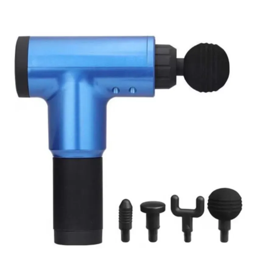 Massager, Pistol-Style, 4 Interchangeable Massage Heads