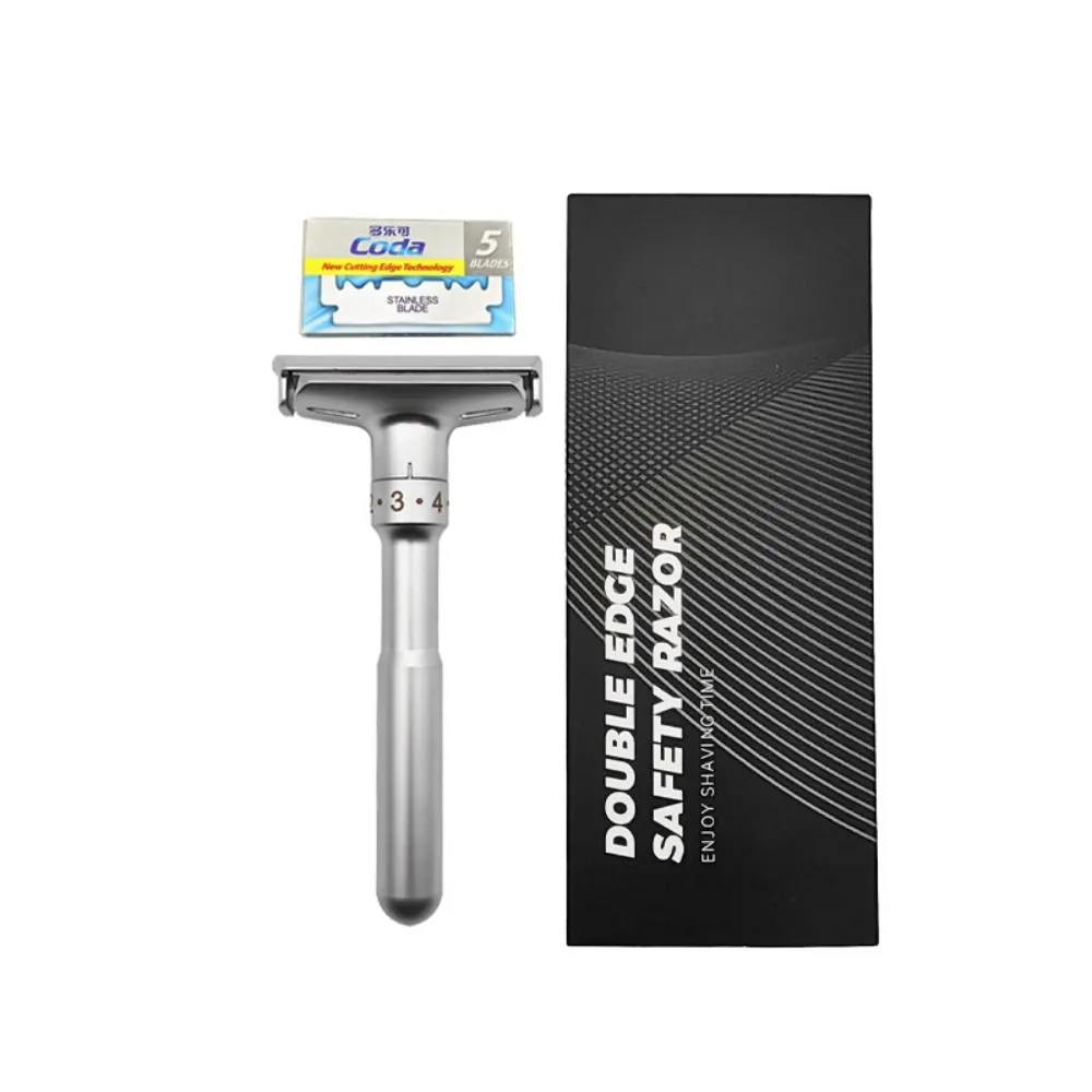 Adjustable Safety Razor Classic Men with Stand