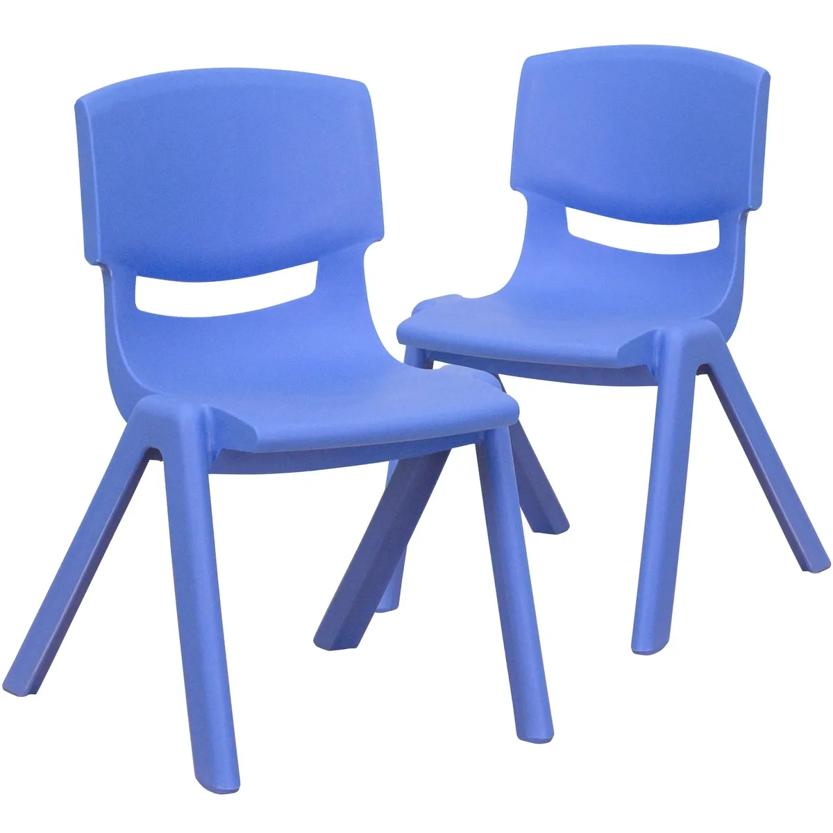 Kiddies Stackable Plastic Chair- 2 Pack - Blue