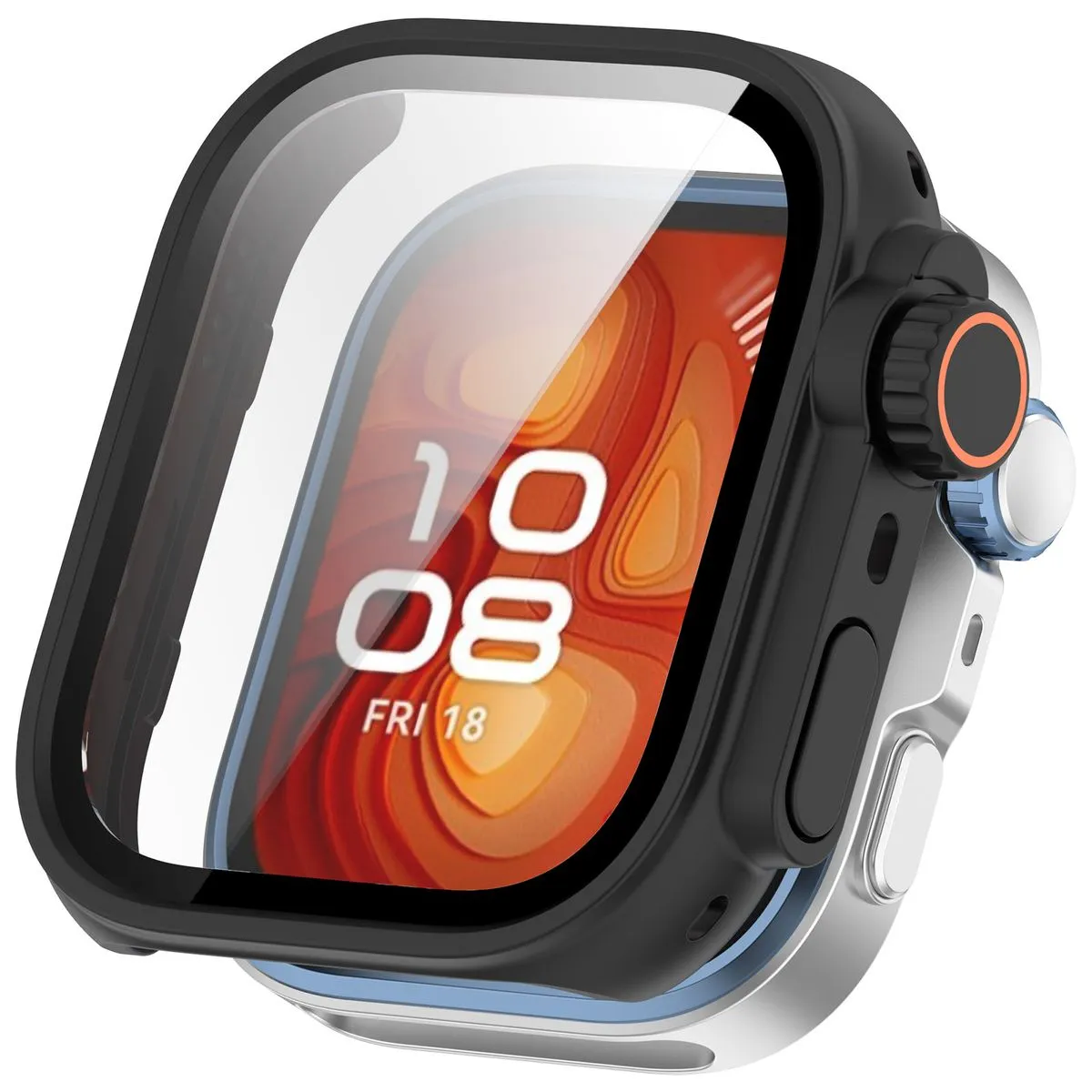 Full Protective Case Compatible with Huawei Fit 4 Pro - Black