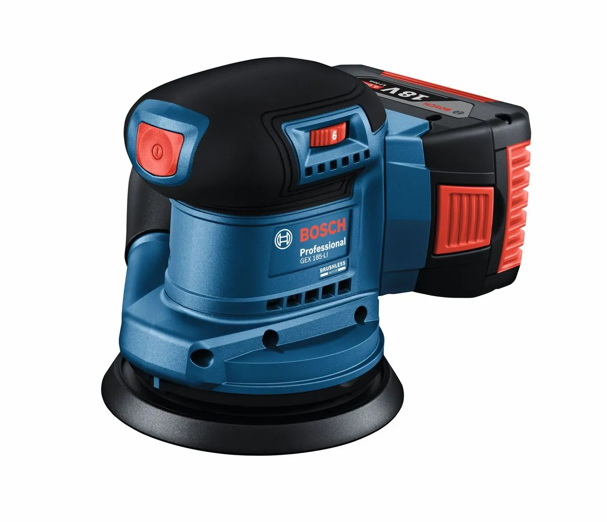 Bosch - Cordless 18V Random Orbital Sander - GEX 185-LI