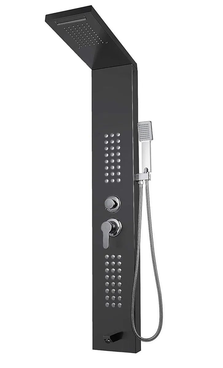 ZYS - Shower Column Panel - Black