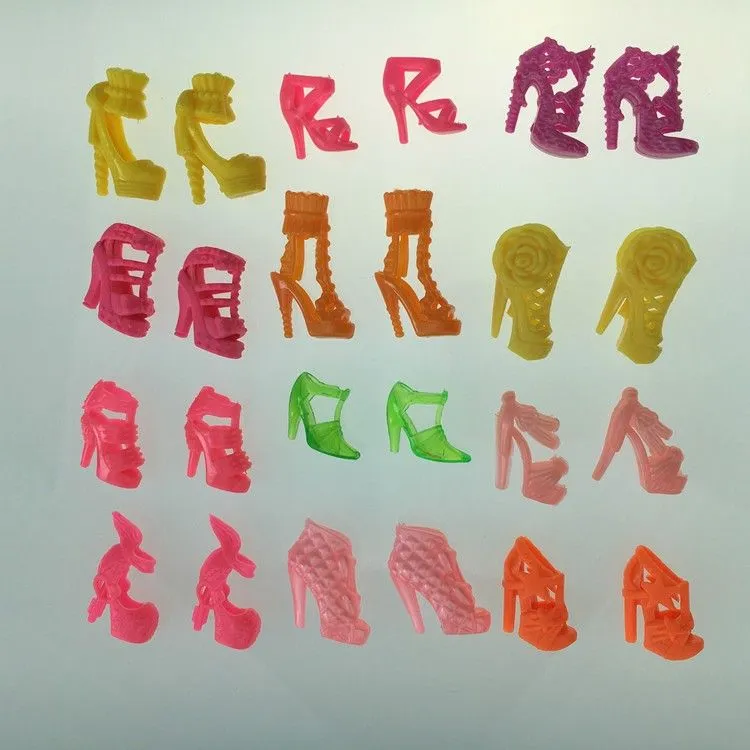 Doll Shoes Toy Accessories For Dolls Playsets 12 Pairs