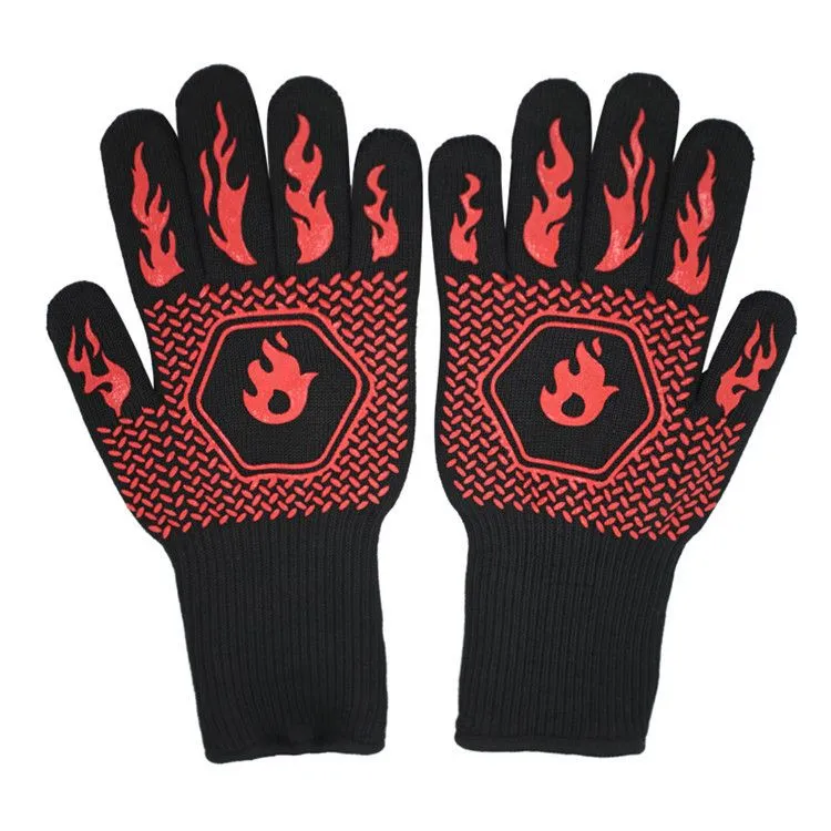 Pruchef - Cut & Extreme Heat Resistant Braai Cooking Silicone Gloves
