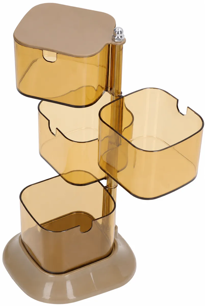 Portable 4 Tier Rotating Spice Rack