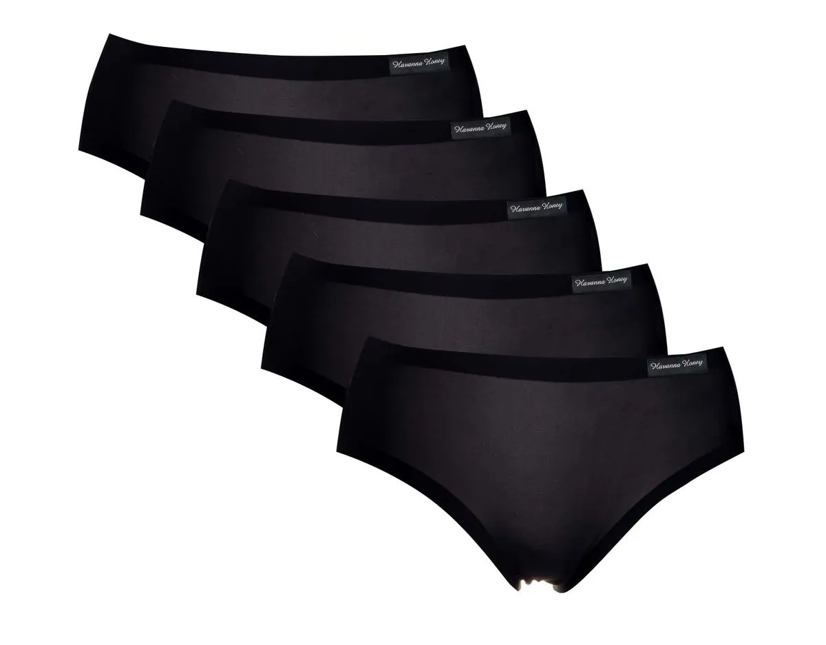 Havana Honey Ladies Underwear 5-Pack Seamless Soft Stretch Briefs