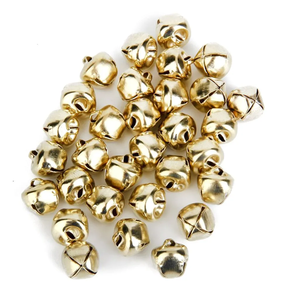 Metal Jingle Bells For 10mm Of 100pcs Golden