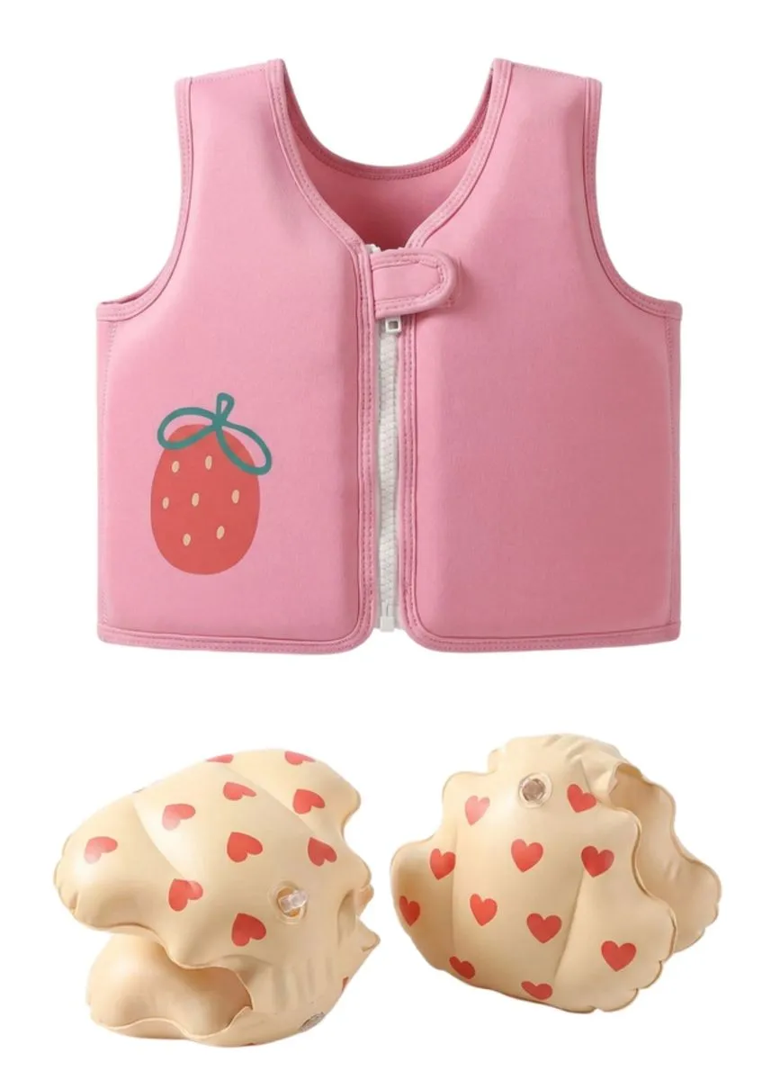 Baby Kids Life Jackets Arm Ring Set
