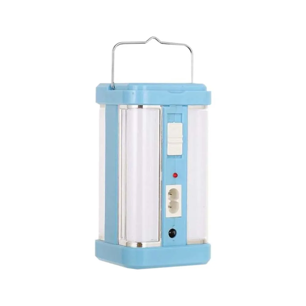 Factory Solar Rechargeable Emergency Light For Camping - Blue