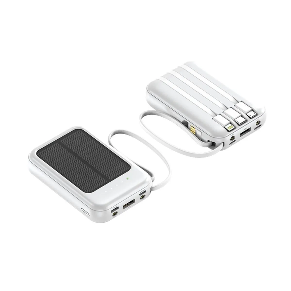 20000mAh Solar Power Bank with Built-In Cable #1