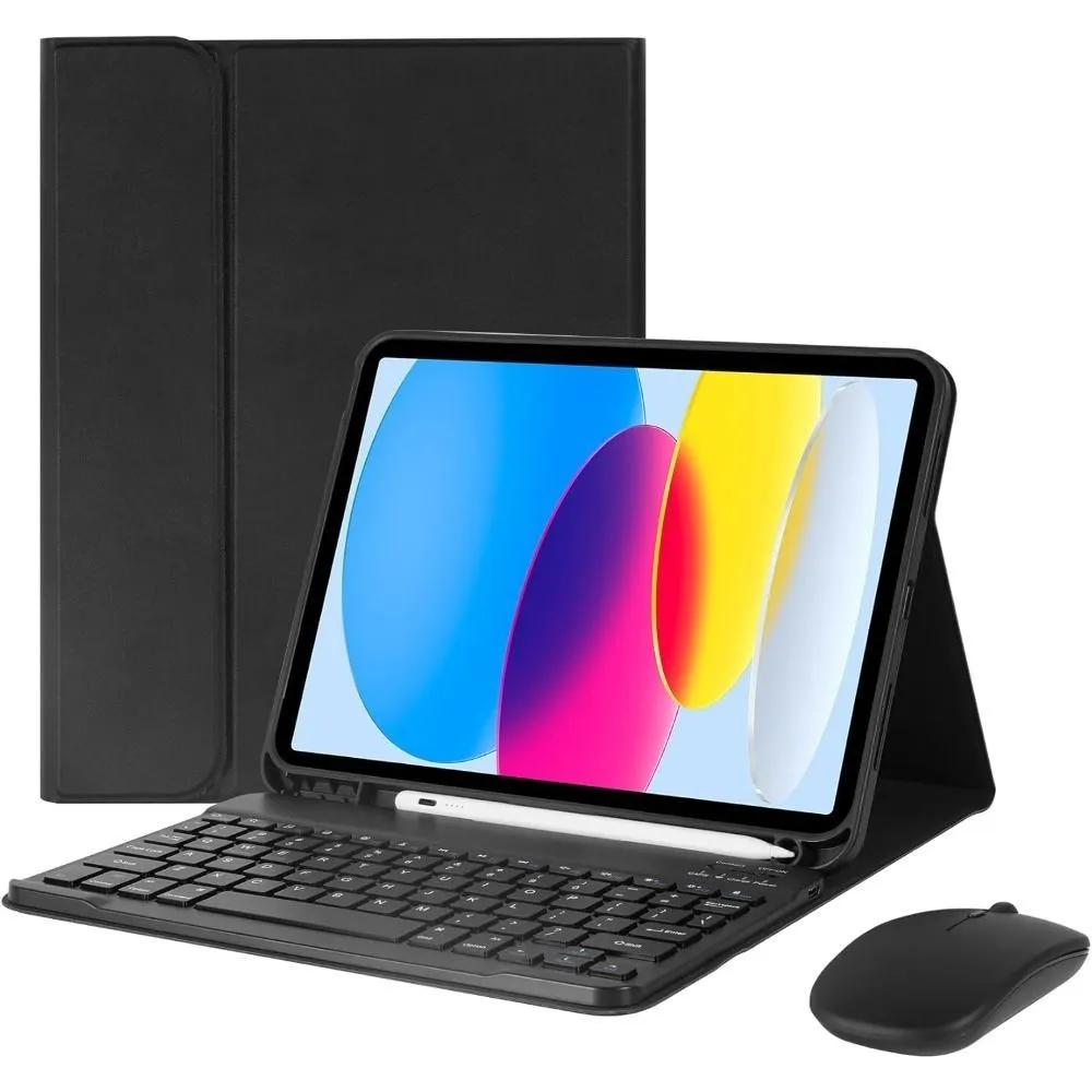 Keyboard Compatible With iPad 10th and 10.9 inchiPad11th G11inch - Black