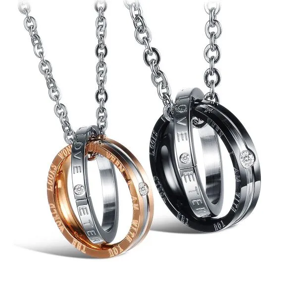 Eternal Love - Couples Necklace Set