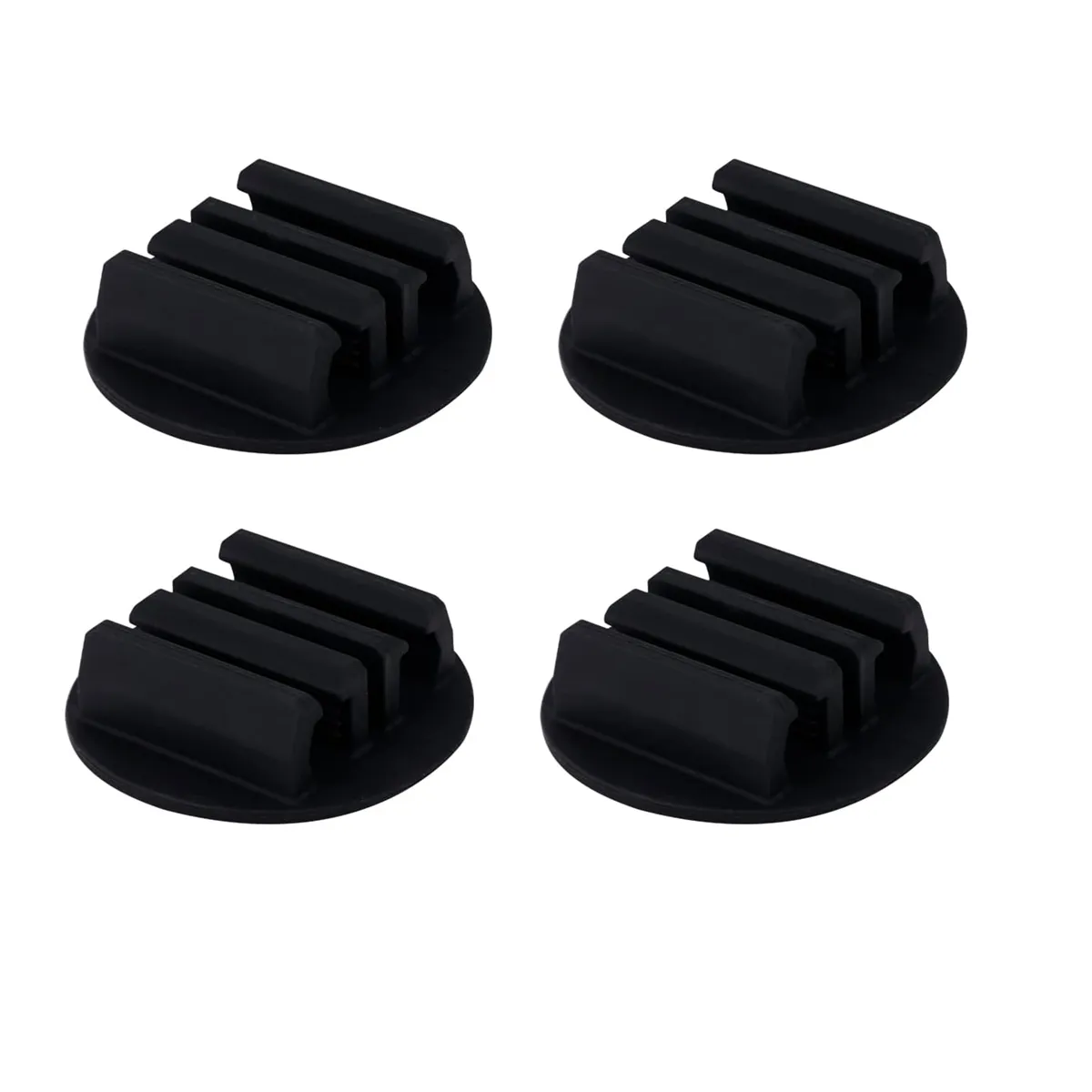 4Pcs Adhesive Silicone Pen Holder Pen Clip Set Marker Holder