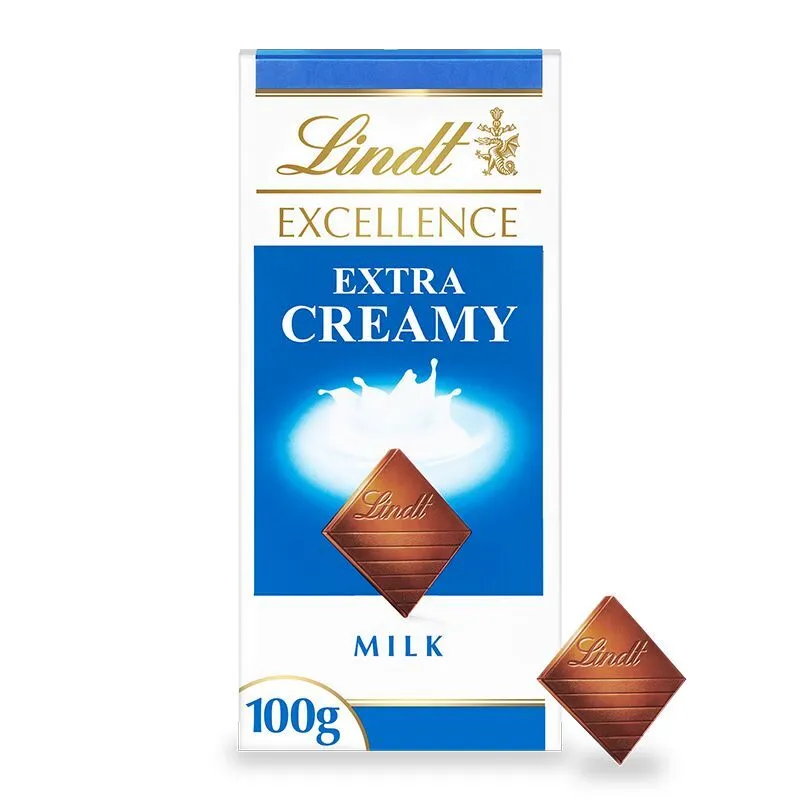 Lindt Excellence Extra Creamy Milk Slab 100g