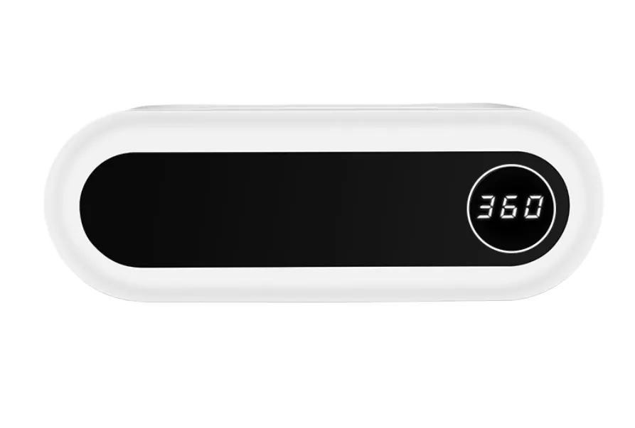 Wall- Mounted Toothbrush Holder, 5-Slot, with Timer Function