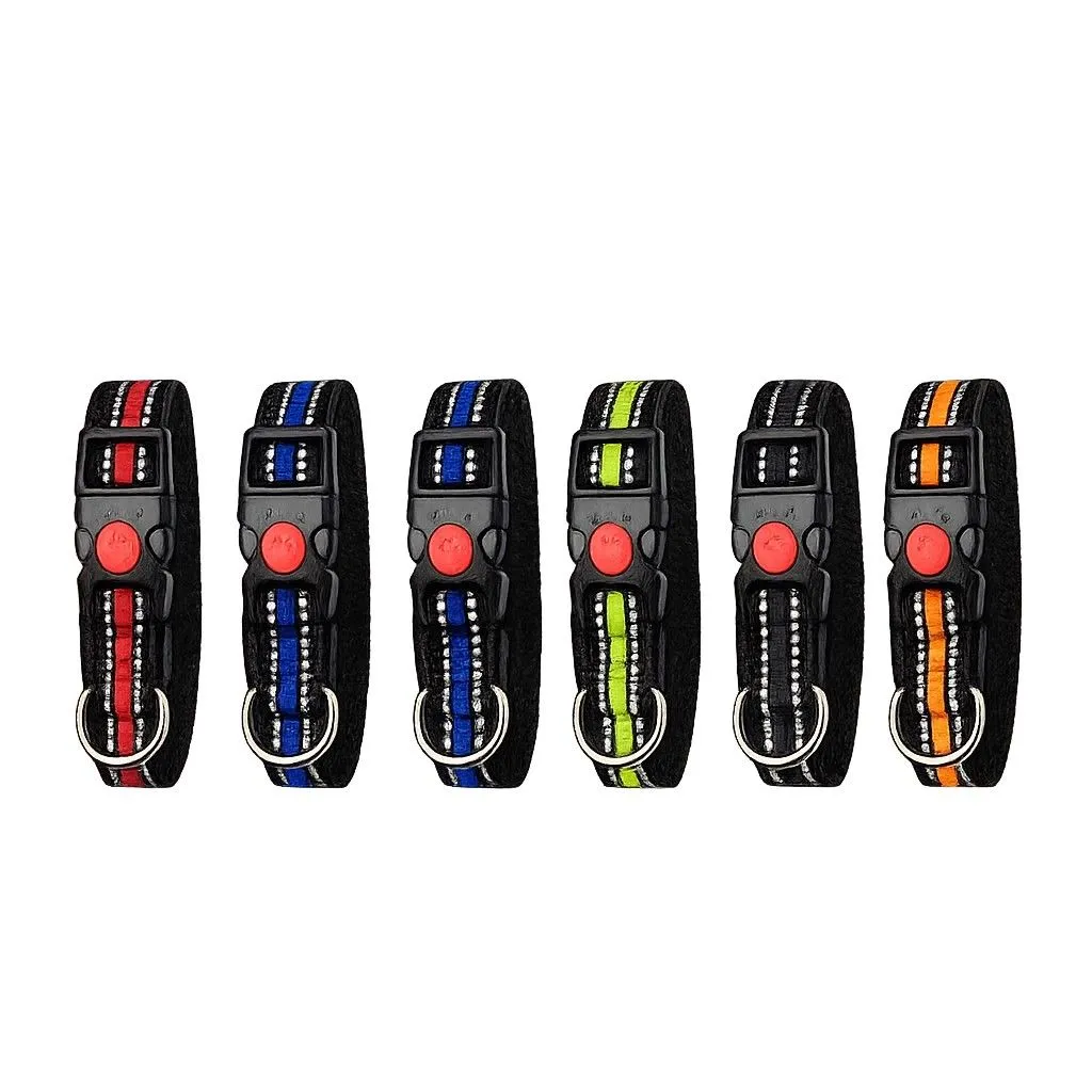 6 Piece Reflective Adjustable Pet Collar (2cm Width Collar)
