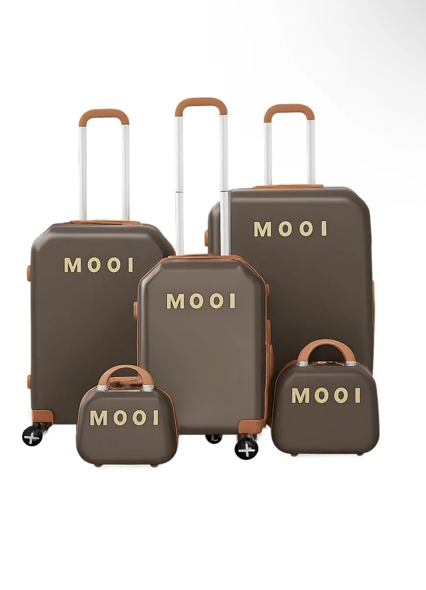 Easy Travel 5Pieces Luxury Style Travel Luggage Suitcase set