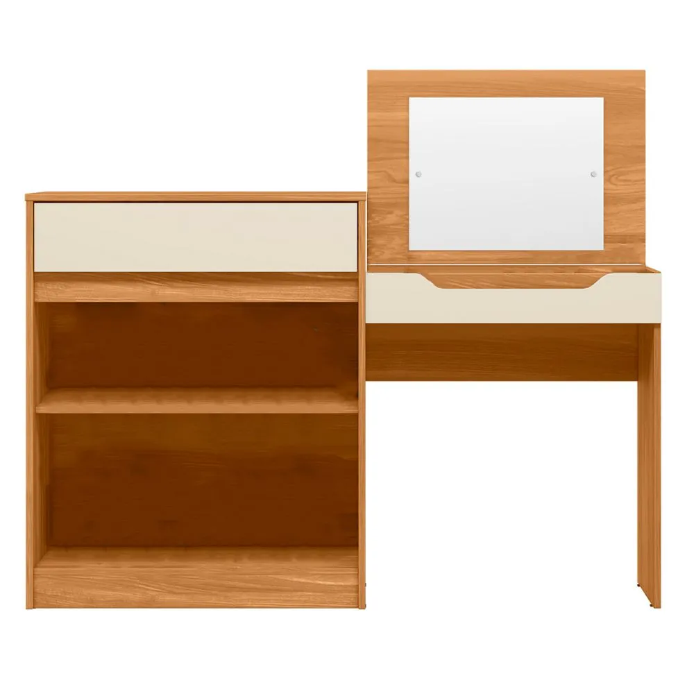 Trend Dressing Table - Cinnamon/Off White