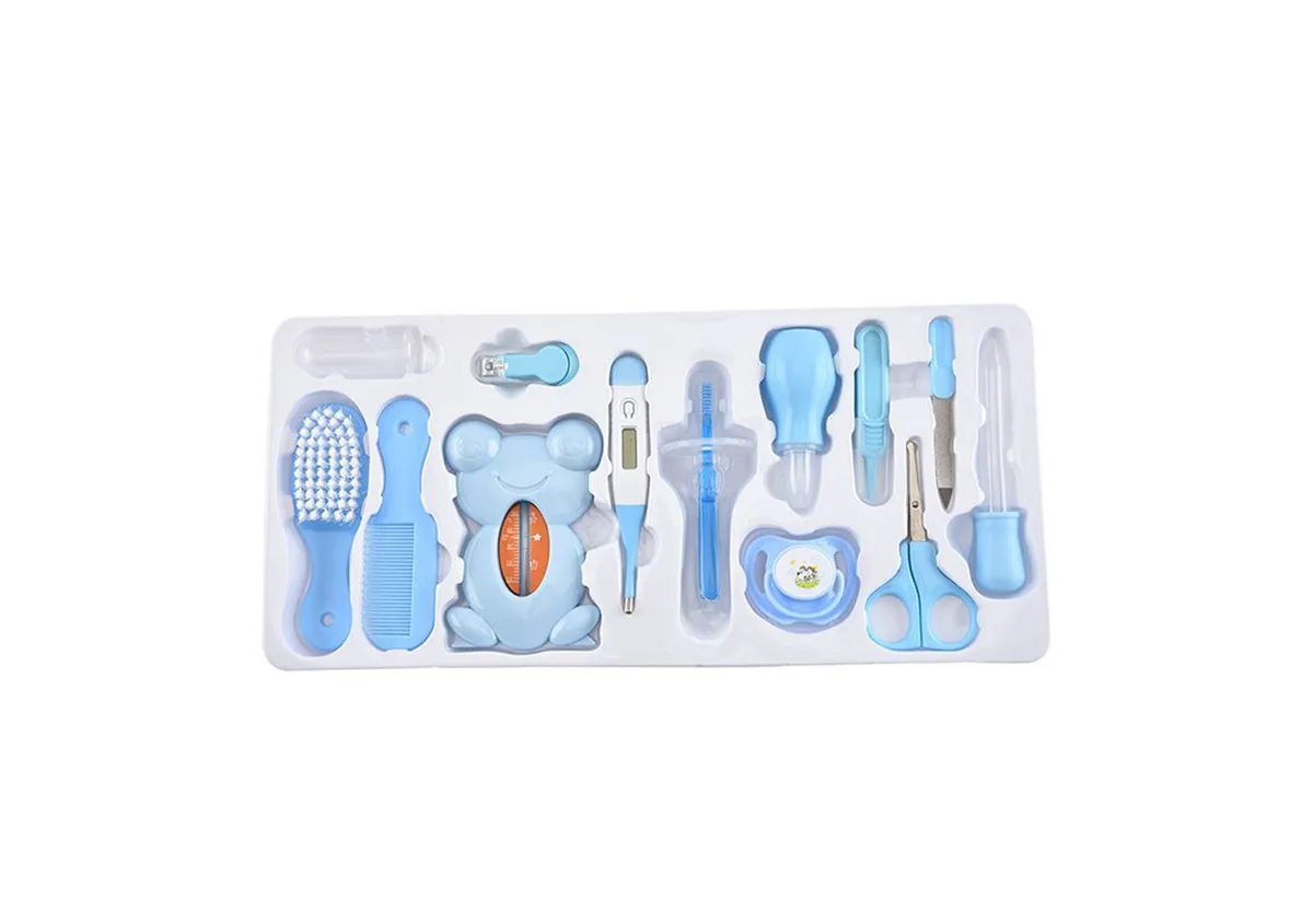 13 Piece Baby Care Grooming Kit - Blue